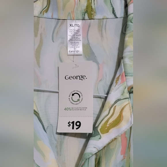 NWT Womens 2 piece pajama set satin (XL) - Picture 4 of 11